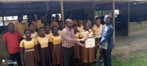 Adwenpa-Hene Presented 34 math sets to BECE Candidates of Atwima Asamang