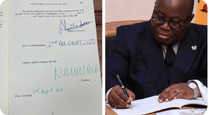 President Akufo Addo Assents To Bills Abolishing Death Penalty In Ghana